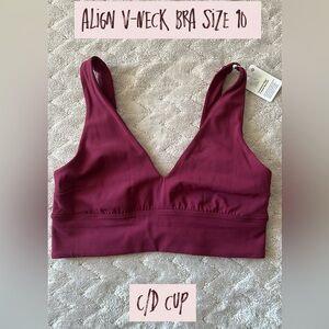 Lululemon Align V neck bra size 10
